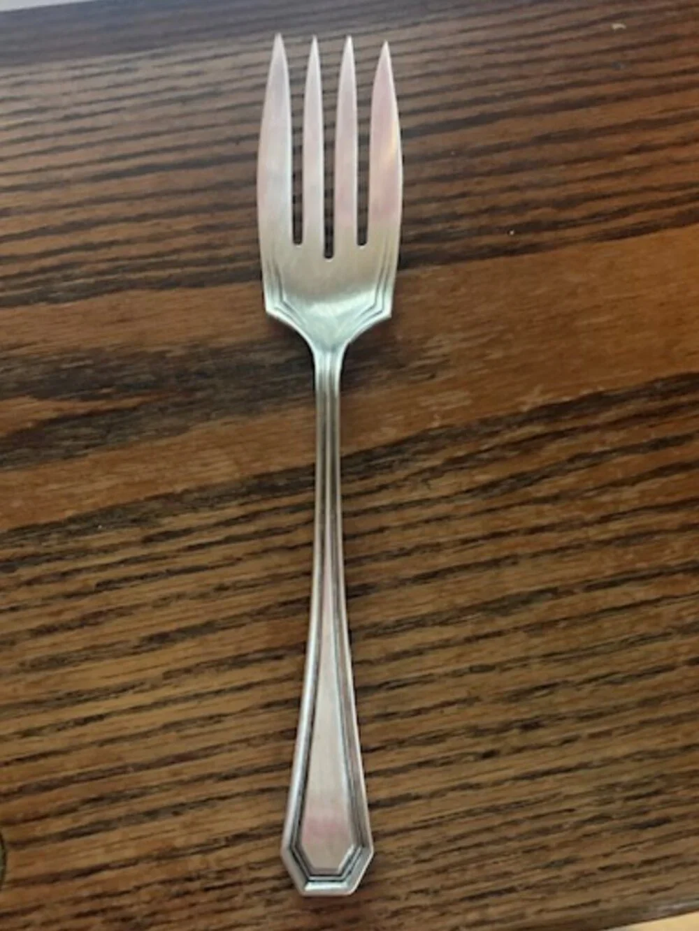 Vintage Silverplated Serving Fork
